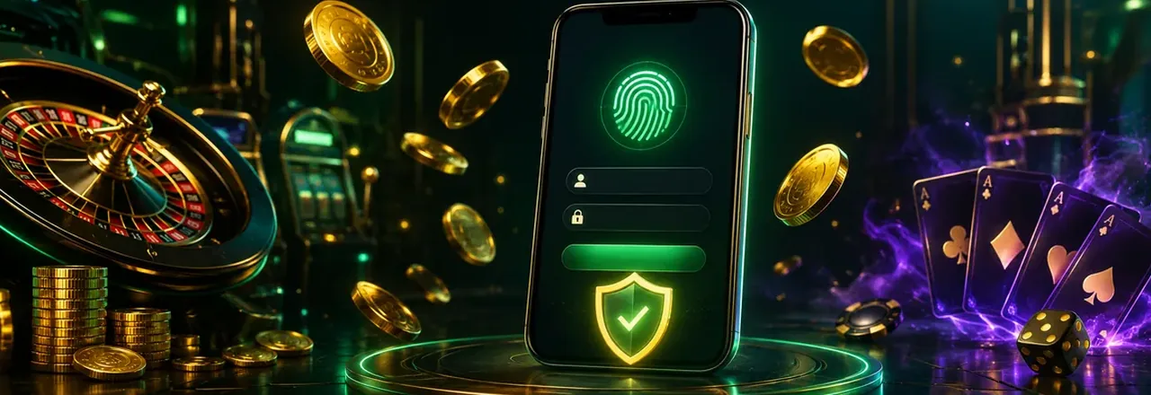 Экран смартфона с формой входа